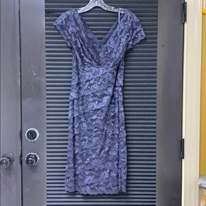 Blue sequence dress